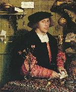 Hans holbein the younger Portrait of the Merchant Georg Gisze oil